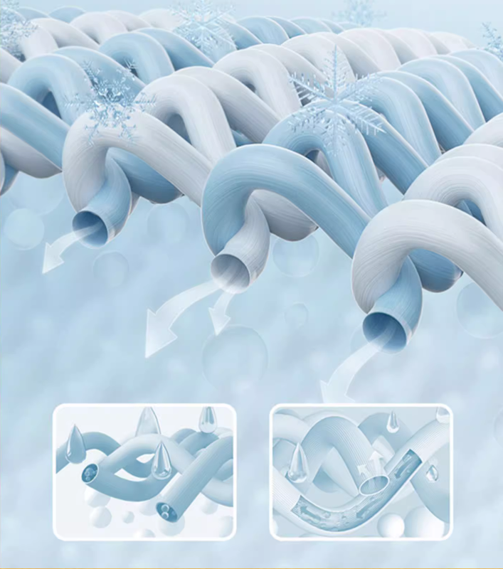 High density polyethylene yarn with high thermal conductivity MTS TEXTILE